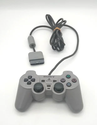 Sony PlayStation 1 PS1 Controller Grau Dualshock SCPH-1200 |Guter Zustand| -Top! - Bild 1 von 4