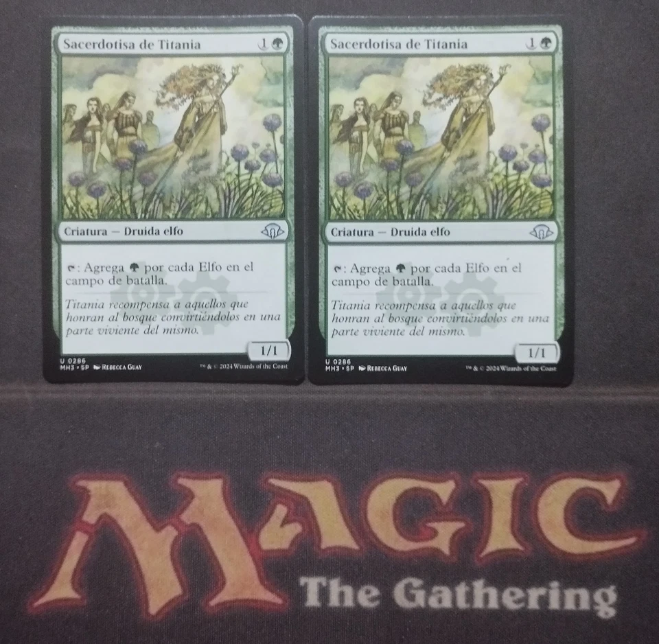 MTG 2x SACERDOTISA DE TITANIA / PRIEST OF TITANIA - MH3 - SPANISH EXCELENT - Imagen 1 de 1