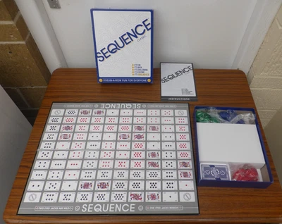 Sequence Board Game Classic Strategy Five In A Row  **SEALED CONTENTS ** - Image 1 of 4