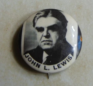John Lewis labor union campaign pin button political - Picture 1 of 2