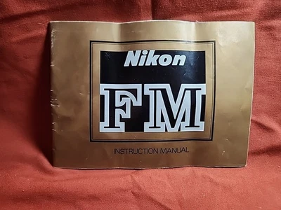 DE COLECCIÓN NIKON FM CÁMARA ORO DUEÑO MANUAL DE INSTRUCCIONES GUÍA FOLLETO Foto 1 de 4