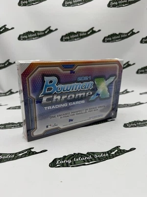 2021 Bowman Chrome X Baseball Sealed Box 1 Encased Card per Box - Image 1 of 2