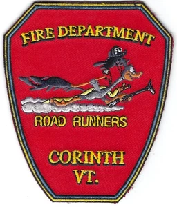 VERMONT - Corinth Fire Dept.  "Road Runners" - [ Shoulder Patch ] - Picture 1 of 1