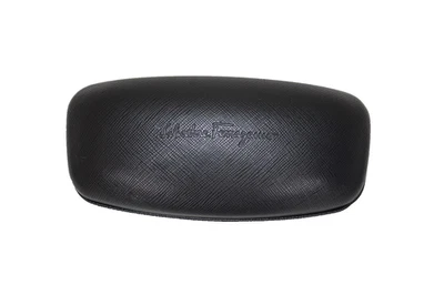 Estuche para gafas de sol Salvatore Ferragamo unisex negro rígido Foto 1 de 4