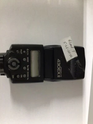 Canon Speedlite 430EX II Camera Shoe Mount Flash Read - Image 1 of 3