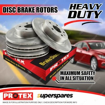 Protex F + R Disc Brake Rotors for Holden Statesman Caprice VR VS IRS 10 Hole - image 1 of 2
