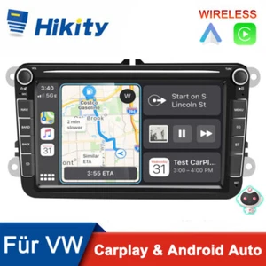 Android 12 Apple Carplay Autoradio GPS Navi für VW GOLF 5 6 PASSAT TOURAN TIGUAN - Bild 1 von 12