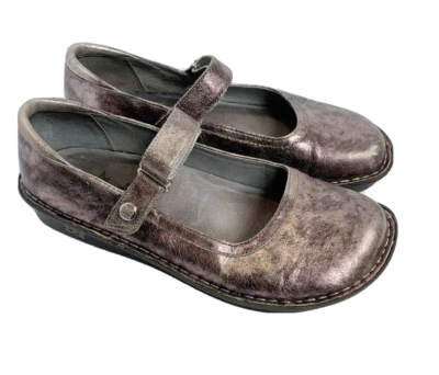 Alegria Belle Women Sz 8 Nursing Clog Iron Lady Metallic Brown Professional Work - Image 1 of 4