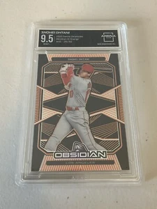 2020 Panini Chronicles Shohei Ohtani Obsidian Electric Etch Orange /50 Arena 9.5 - Picture 1 of 4
