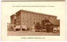 c.1910 REDDING CALIFORNIA HOTEL LORENZ & SHASTA COUNTY PROMOTION ASSN.~POSTCARD