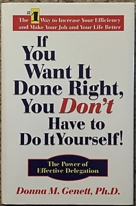 If You Want It Done Right, You Don't Have To Do It Yourself! Genett NEW HC - Picture 1 of 2