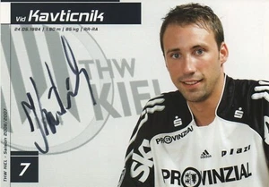 VID KAVTICNIK - original signierte Autogrammkarte THW Kiel signed - Bild 1 von 1