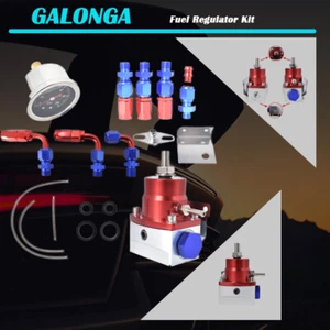 Kit regulador de presión de combustible ajustable universal con calibre 0-100 psi - Imagen 1 de 7