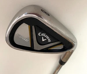 Callaway Edge 8 Iron Mens Steel Shaft Regular Flex-VG+ used black Callaway grip - Picture 1 of 8