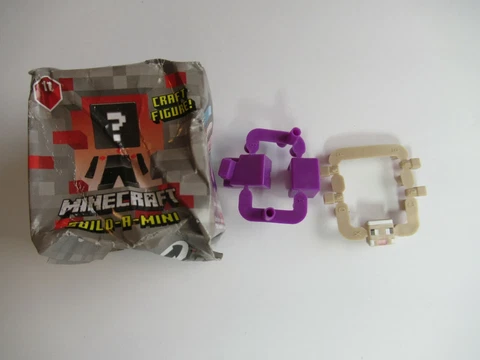 Minecraft Redstone Series 11 Sheep Build a Mini Figure OPEN BOX Cover