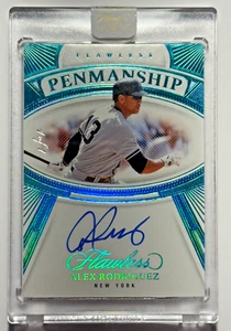 2024 Panini Flawless #FP-AR ALEX RODRIGUEZ Auto ON CARD 1/1 One Of One YANKEES - Picture 1 of 2