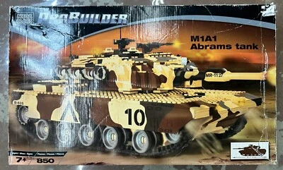 Mega Bloks Probuilder M1A1 Abrams Tank Set 9734 2003- Sealed Bags - Image 1 of 4