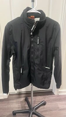 Chaqueta SUPERDRY The WindHiker resistente a la intemperie forrada de lana cremallera completa talla S Foto 1 de 4