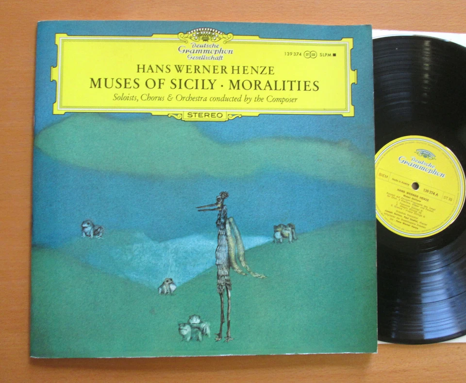 DG 139 374 Hans Werner Henze Conducts Muses Of Sicily Moralities NM Gatefold LP - Image 1 of 4
