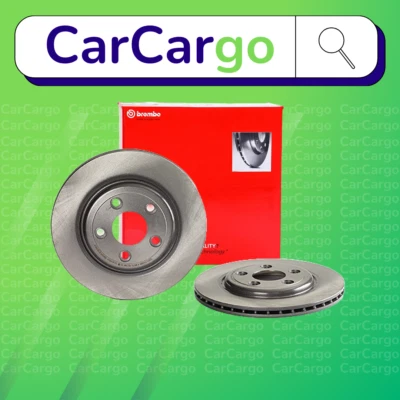 Par de discos de freno traseros ventilados Brembo para Jaguar S-Type 4.2 V8 2002-2007 288 mm Foto 1 de 4