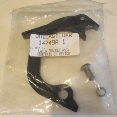 14749A1 Hold-Down Hook Latch Bracket Mercury Thruster Trolling Motor - Image 1 of 2
