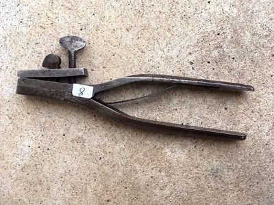 (n°8) OUTIL ANCIEN, old tool  pince à avoyer  GOLDENBERG - Photo 1/2