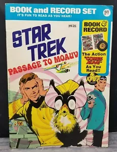 Star Trek Passage to Moauv, conjunto de libros y discos PR-25, Power Records 1975 - Imagen 1 de 5
