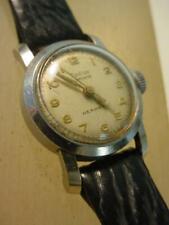 Vintage Zodiac "Superior Hermetic" Ladies Steel Wristwatch on Leather Strap