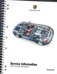 2004 Porsche Carrera GT Service Information Manual Book 198 pages new old stock - Foto 1 di 11