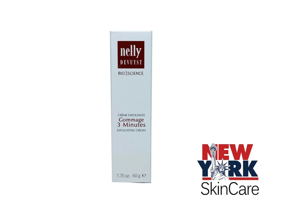 Crema exfoliante Nelly De Vuyst Gommage 3 minutos 1,75 oz / 50 g totalmente nueva Foto 1 de 1