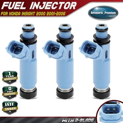 Inyector de combustible 3 piezas para Honda Insight 2000 2001 2002 2003 2004 2005 2006 L3 1,0 L Foto 1 de 4
