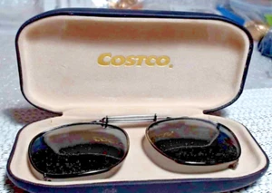 Occhiali da sole Costco clip on con custodia - Foto 1 di 7