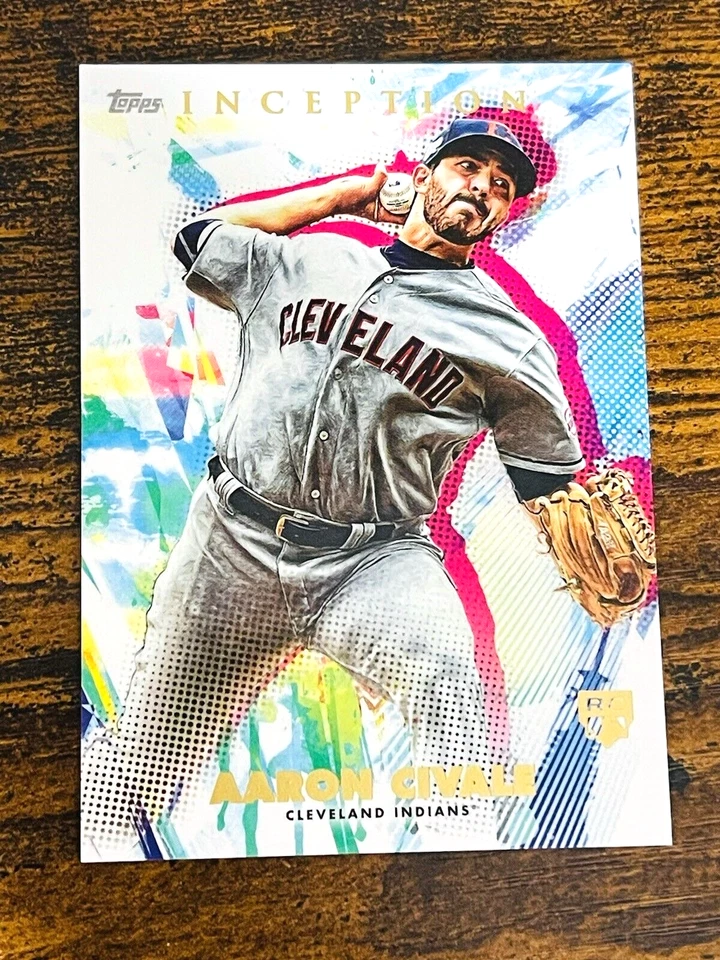 2020 TOPPS INCEPTION AARON CIVALE TAMPA BAY RAYS CLEVELAND GUARDIANS RC - Image 1 of 1