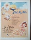 1941 vintage formfit bra and girdle print ad, Little Boy Blue