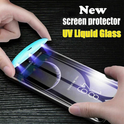 High Definition UV Glass Screen Protector For iPhone 14 13 11 12 Pro 7 SE XS XR - Image 1 of 4