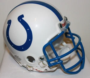 Peyton Manning 1998 Rookie Year Riddell Custom Mini Helmet w/ Metal FaceMask - Picture 1 of 2