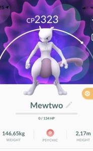 Mewtwo Pokemon Trade Go Pokémon Not Shiny PVP Ultra League Read Description - Picture 1 of 1