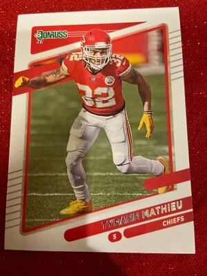 2021 Donruss # 119 TYRANN MATHIEU Kansas City Chiefs Football Mint - Image 1 of 3