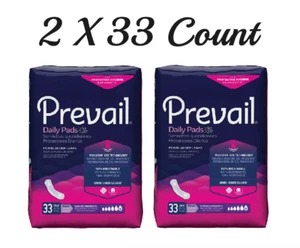 2 x Prevail Inkontinenzeinlage 16 Zoll L normale Länge ultimativ je 33 Stück - Bild 1 von 5