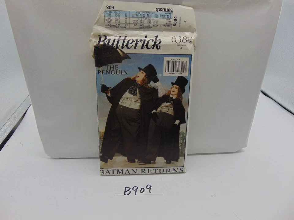 Catwoman Costume Batman Returns 1992 Pattern Butterick 6378 Girls 7-14 Uncut FF