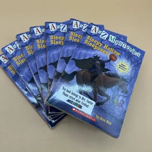 A to Z Mysteries Guided Reading Lot Of 7 Sleepy Hollow Sleepover Classroom Set - Picture 1 of 21