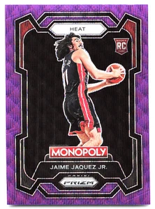 2023-24 Panini Prizm Monopoly #48 Jaime Jaquez Jr. Purple RC - Picture 1 of 2