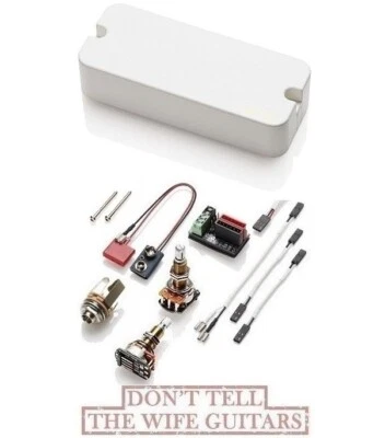 EMG P60A BLANCO ESTILO P-90 CARCASA IMÁN ALNICO ACTIVO 18,7 mm VÁSTAGO LARGO POTS Foto 1 de 3