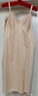 Vintage Full Length Tan Slip With Lace Trim. Size S. Beautiful lines