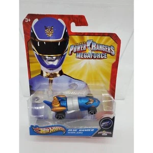 Blue Ranger Shark Zoid 20th Anniversary Power Rangers Megaforce 2012 Hot Wheels - Picture 1 of 2