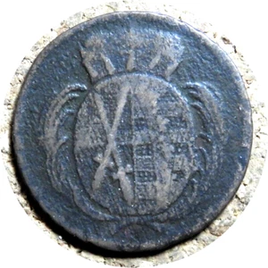 elf Germany Saxony Albertine Electorate 1 Pfennig 1774 C - Picture 1 of 2