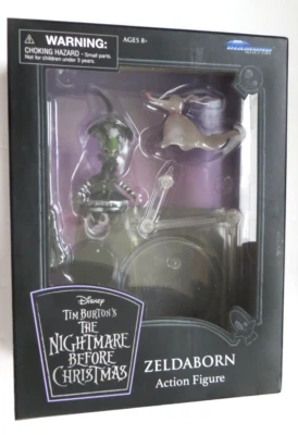 Zeldaborn Action Figure Nightmare Before Christmas Disney Diamond Select New Box Foto 1 de 4