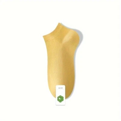 5 pares elegantes y vibrantes. Calcetines de algodón para mujer. Ligero y transpirable. S Foto 1 de 4