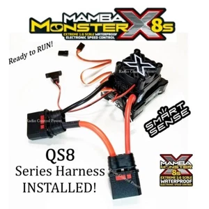 RCP RTR Castle Mamba Monster X 8S ESC with QS8 Series Harness Attached - Picture 1 of 22