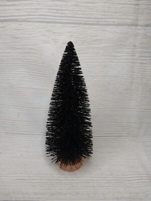 ¡Nuevo! 8.25" NEGRO Halloween Árbol de Navidad Botella Cepillo Árboles Sisal Vacaciones Otoño Foto 1 de 4
